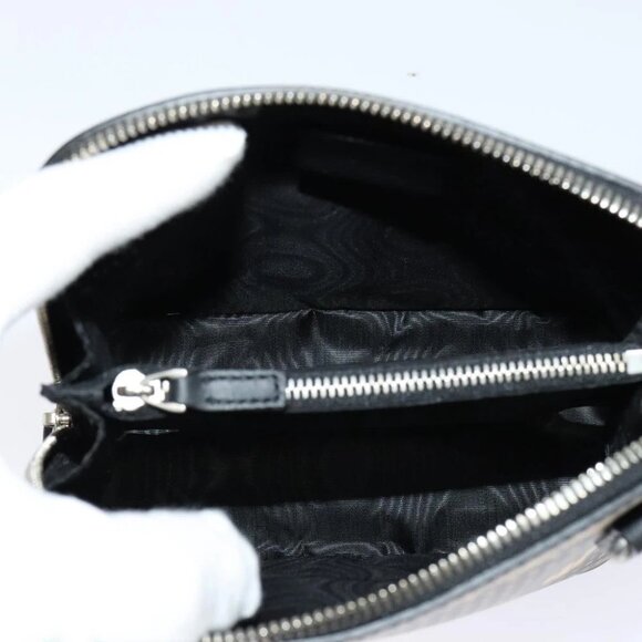 GUCCI SEGA Collaboration Shoulder Bag Leather Black 511189 Auth BD1503AV - Picture 8 of 14